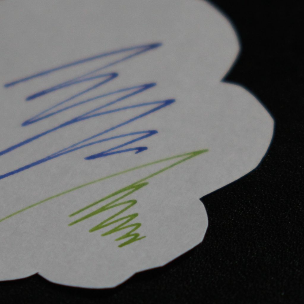 青汁色のインクを探しました。