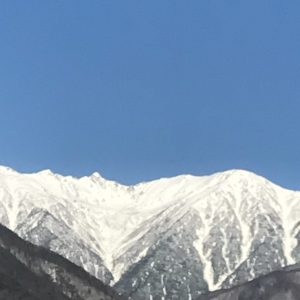 きれいですね。宝剣岳